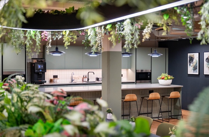 interior of SpareRoom's Stockport Office