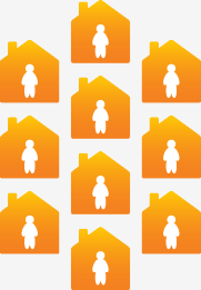 Single person households